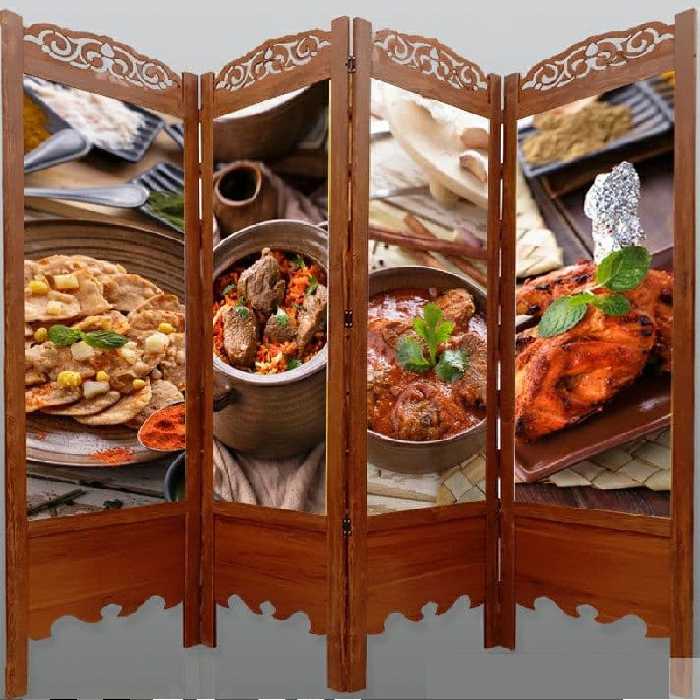 پاراوان تصویری رستورانی PA-593   (پرداخت کرایه پس از تحویل)