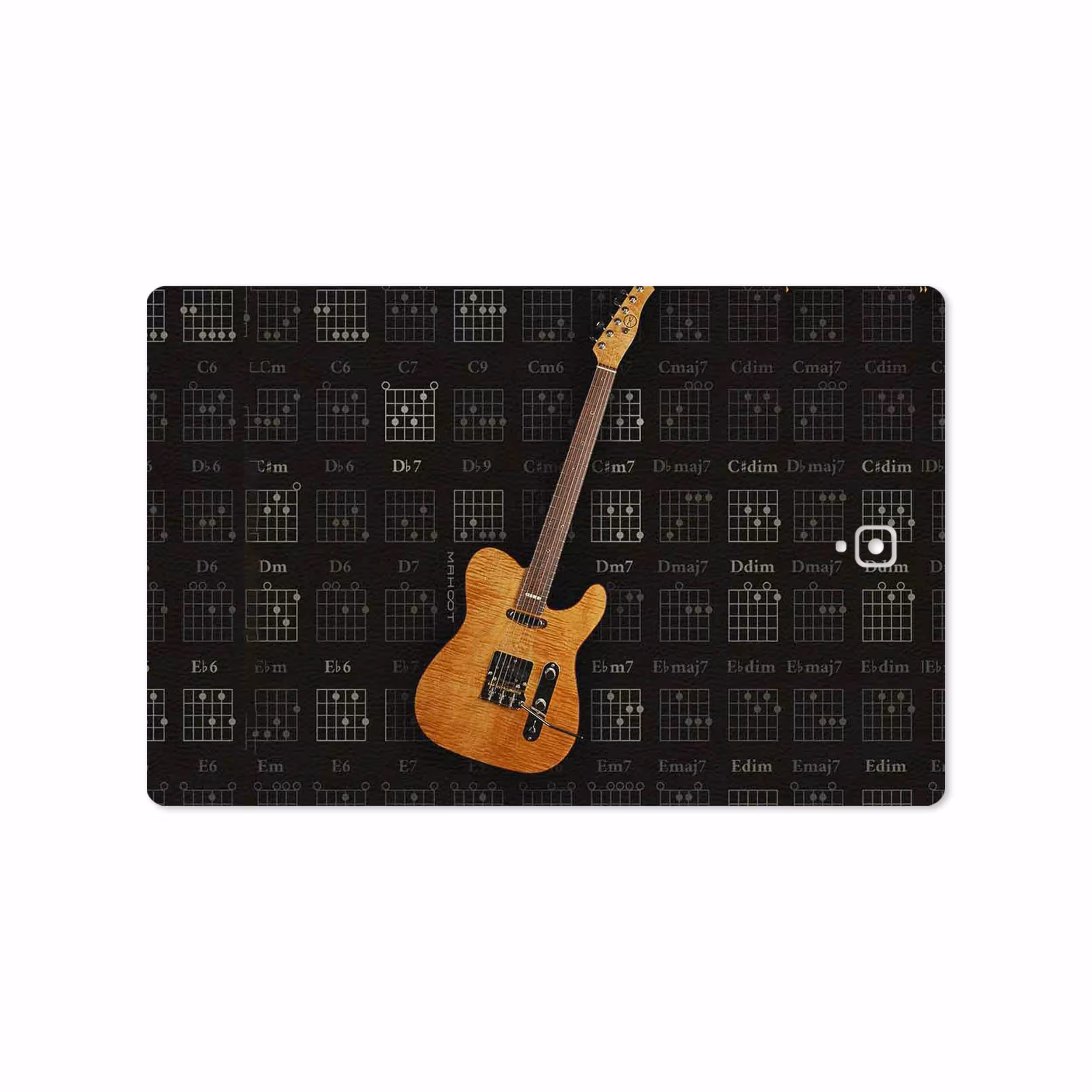 برچسب پوششی ماهوت مدل Guitar-Instrument مناسب برای تبلت سامسونگ Galaxy Tab S3 9.7 2017 T825