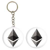 پیکسل خندالو مدل ارز دیجیتال اتریوم کد 4055 به همراه جاکلیدی