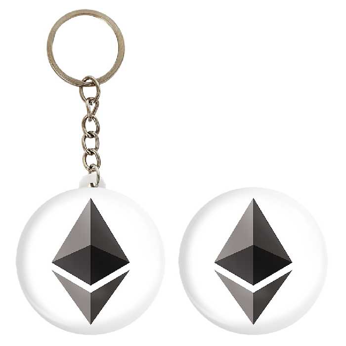 پیکسل خندالو مدل ارز دیجیتال اتریوم کد 4055 به همراه جاکلیدی