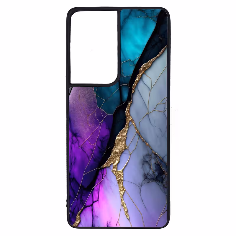 کاور طرح ماربل کد G-082 مناسب برای گوشی موبایل سامسونگ Galaxy S21 Ultra | دیجی قاب دونی
