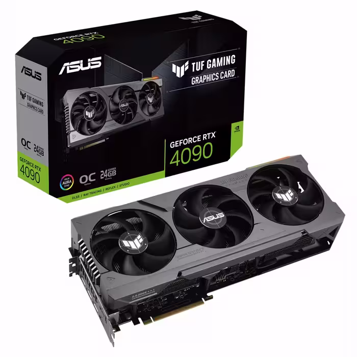 کارت گرافیک ایسوس مدل TUF Gaming GeForce RTX 4090 24GB GDDR6X با حافظه 24 گیگابایت