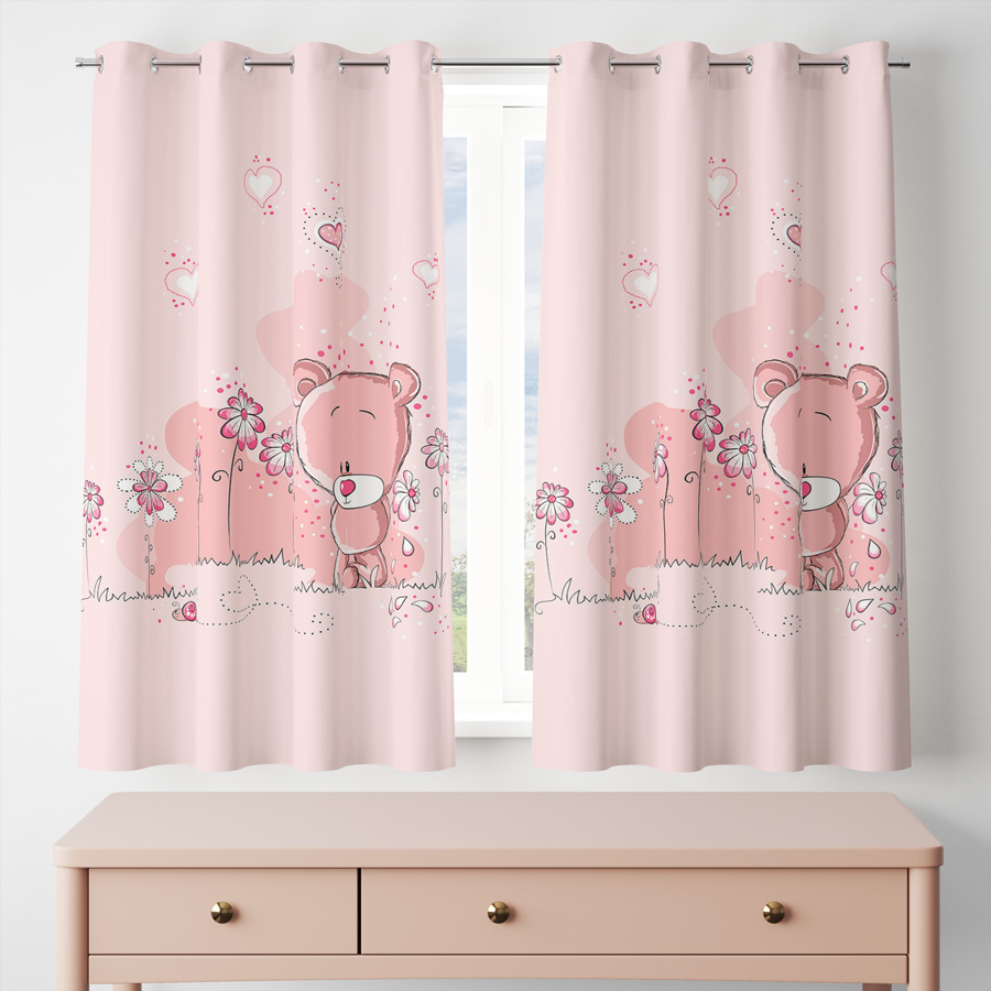 پرده مدل پانچی کد 7964 سایز 200x140 سانتی متر