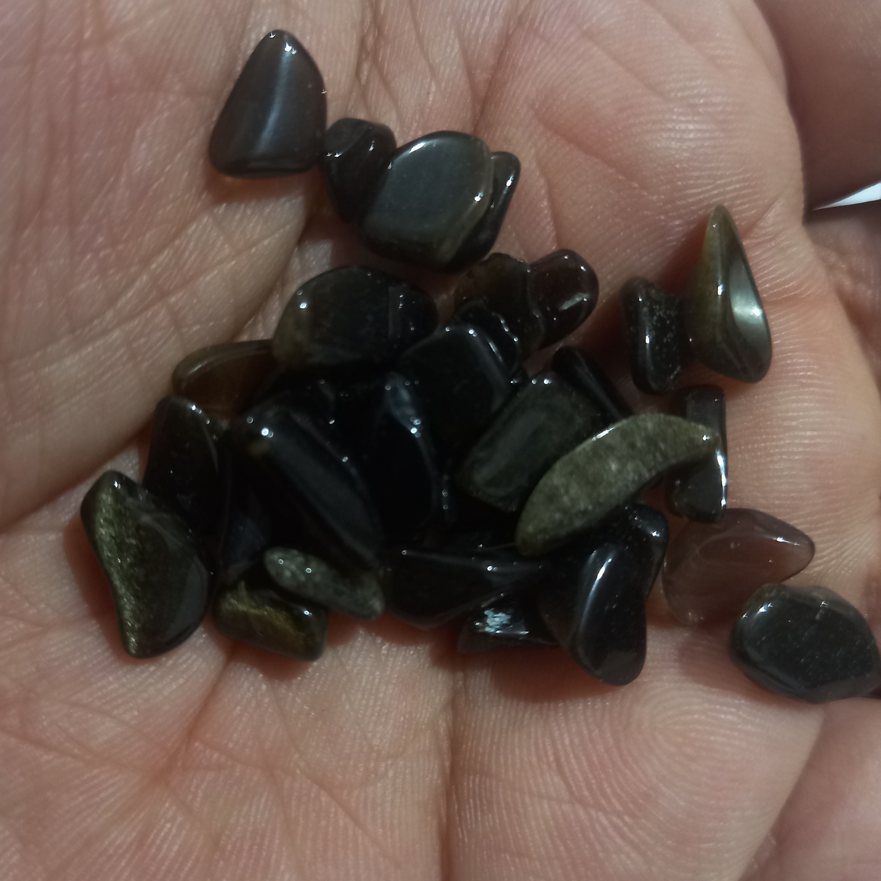 سنگ لابرادوریت پولیش شده طبیعی 35 گرم