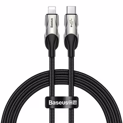 کابل تبدیل USB-C به لایتنینگ باسئوس مدل CATLYY-01 طول 1 متر