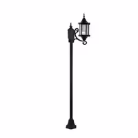 چراغ حیاطی ایستاده تک شاخه با طول 1.6 متر شفق مدل سورنا کد 2911
