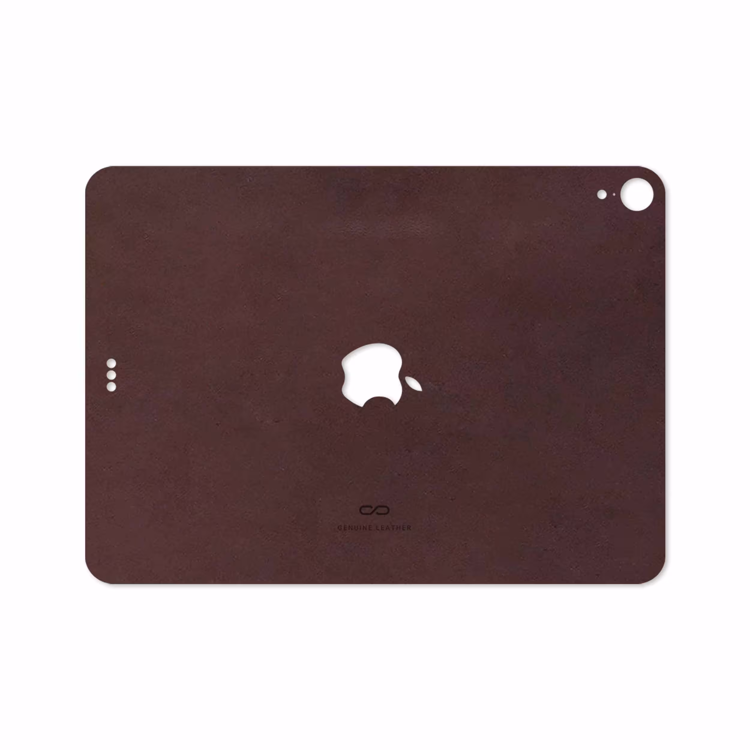 برچسب پوششی ماهوت مدل Matte-Dark-Brown-Leather مناسب برای تبلت اپل iPad Pro 11 2018 A2013
