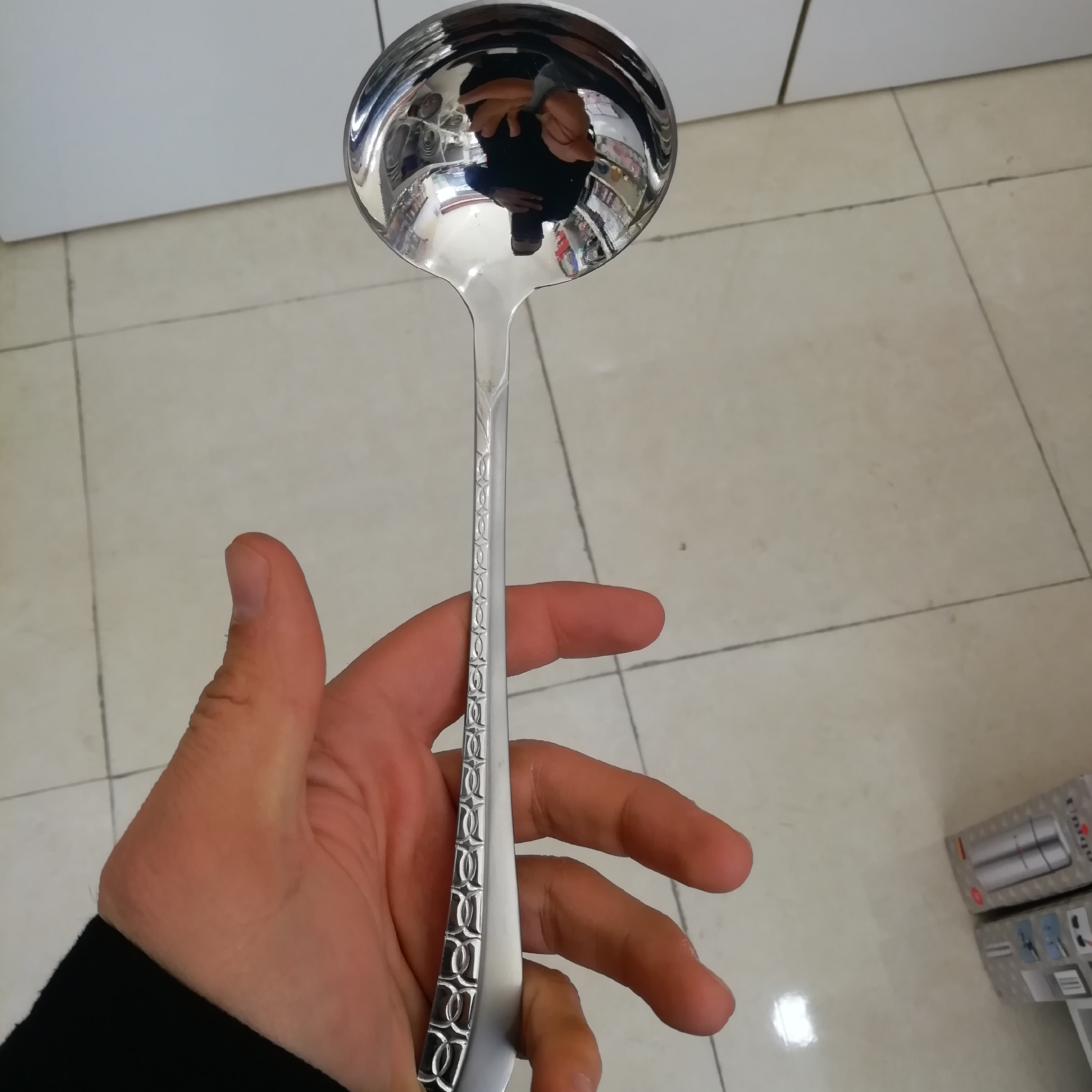 ملاقه کوچک استیل مدل ورساچ آهنربا نگیر  برند یونیک 