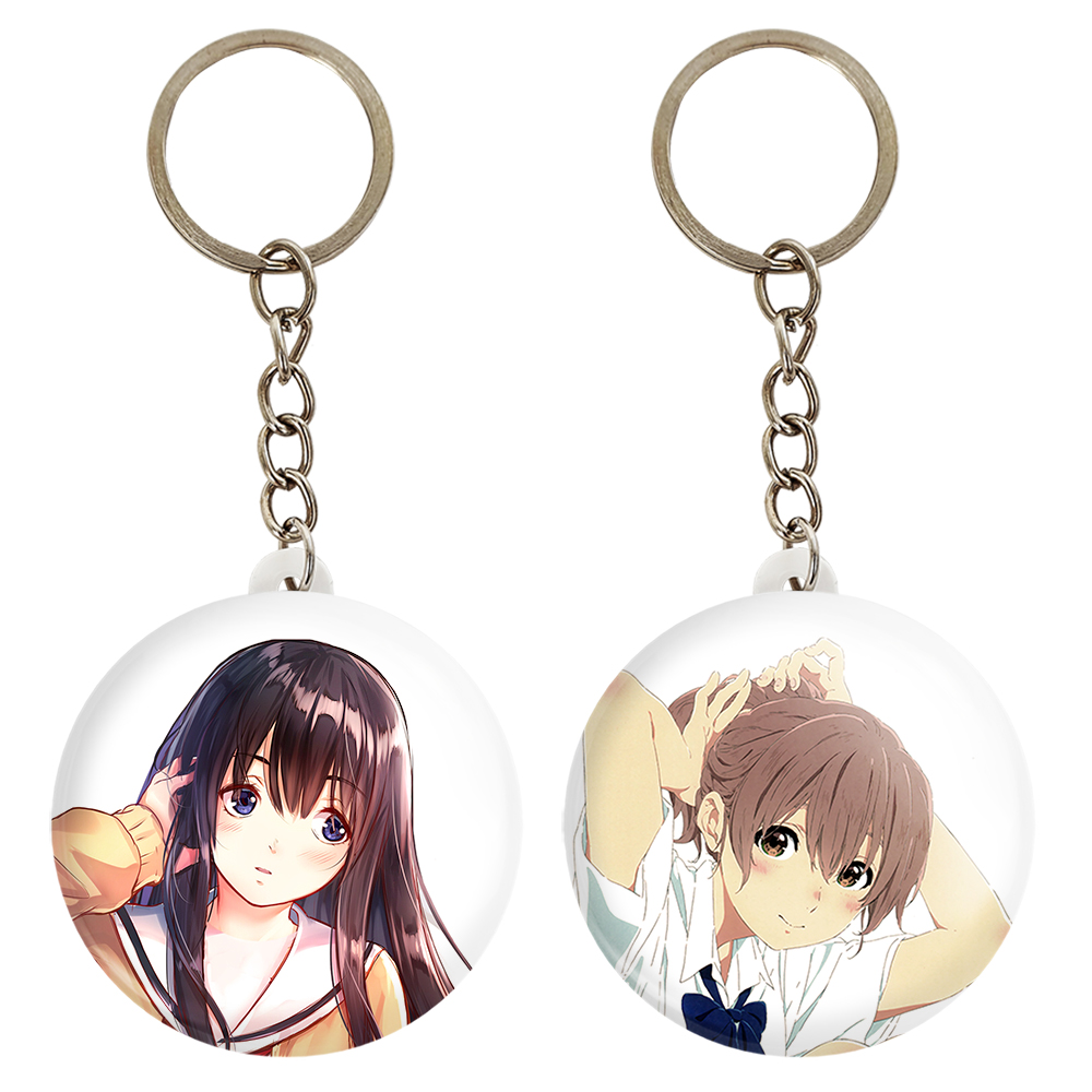 جاکلیدی خندالو مدل شوکو نیشیمیا و نائوکو انیمه سایلنت ویس کد 1581515817 مجموعه 2 عددی