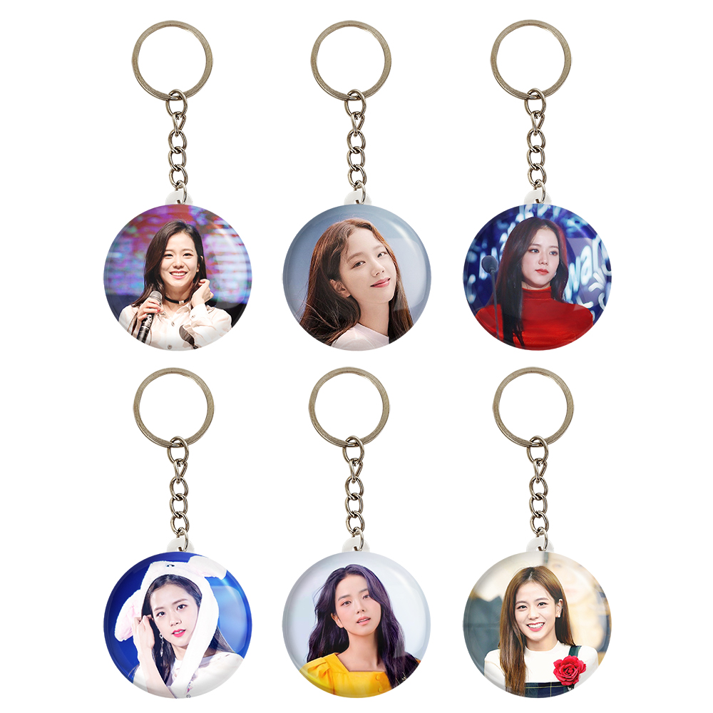 جاکلیدی خندالو مدل جیسو بلک پینک کد 678A مجموعه 6 عددی