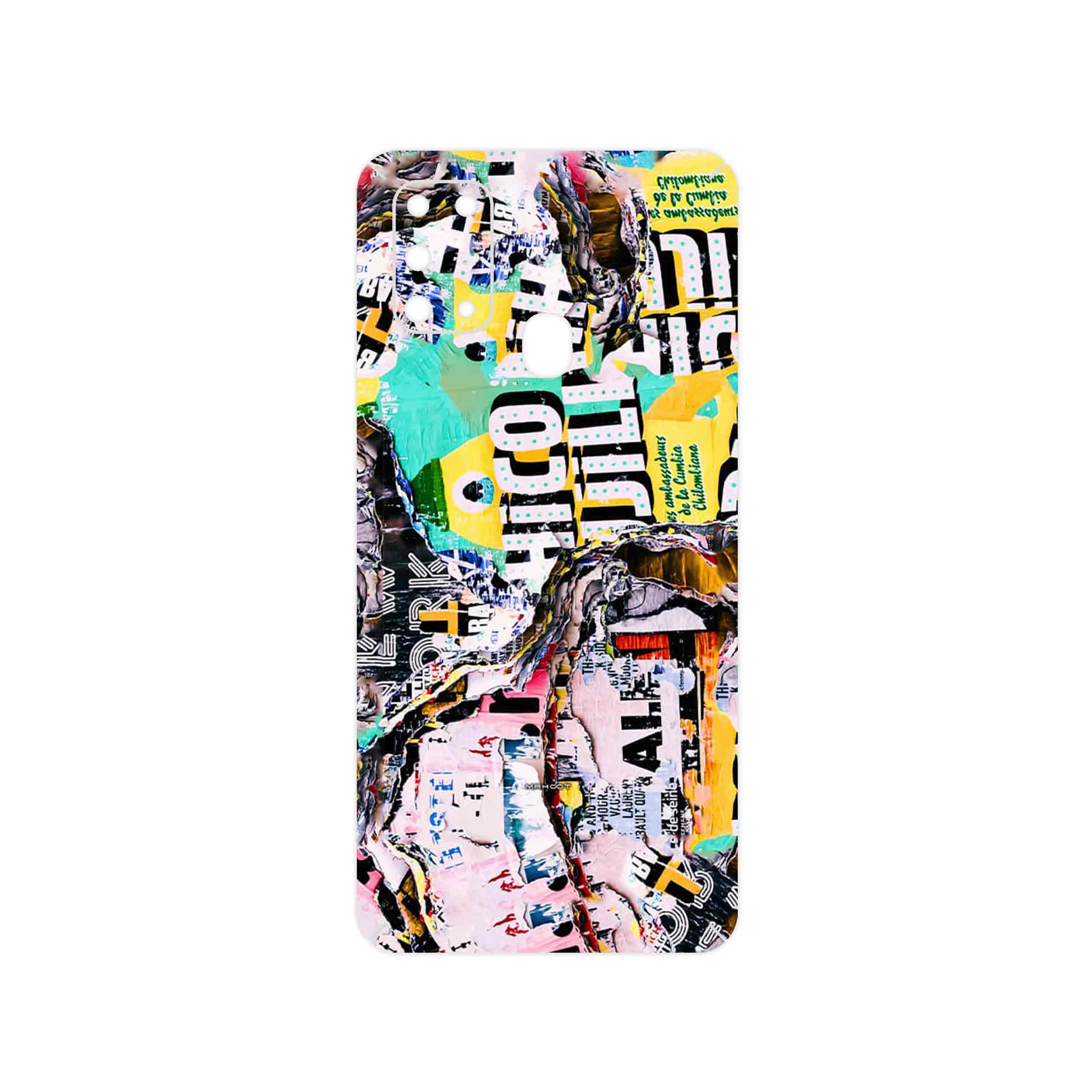 برچسب پوششی ماهوت مدل Collage of Teared Paper مناسب برای گوشی موبایل سامسونگ Galaxy M31