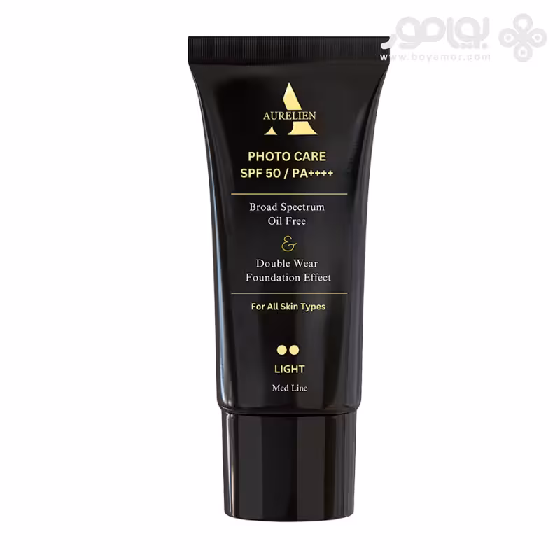 کرم ضد آفتاب رنگی اورلین SPF50 مدل PHOTO CARE رنگ روشن