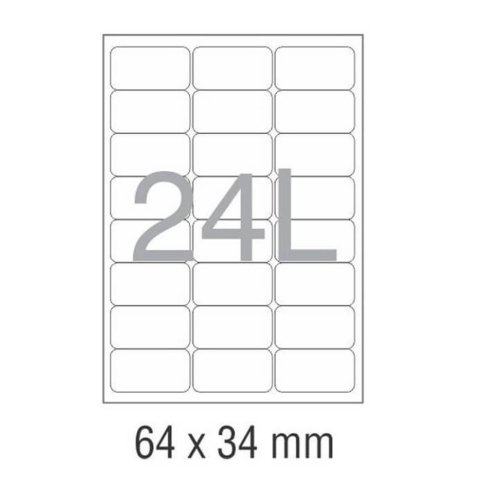 کاغذ پشت چسب دار A4 برش خورده نواجت مدل 24L