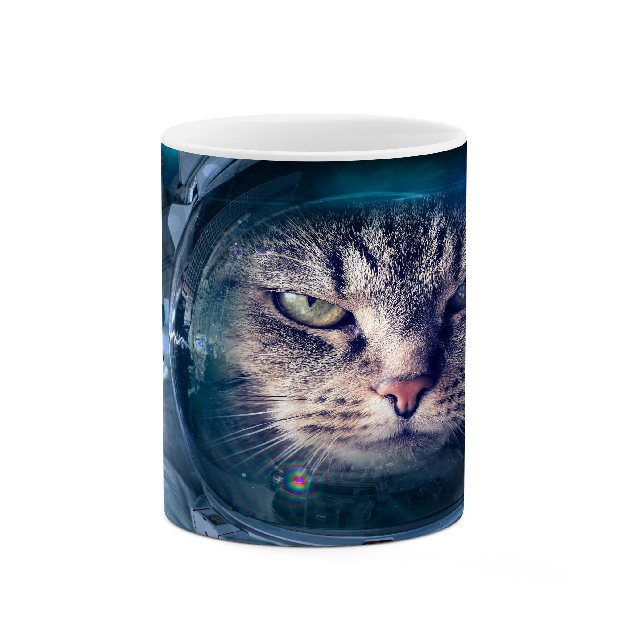 ماگ کاکتی طرح گربه فضانورد مدل mgs17359