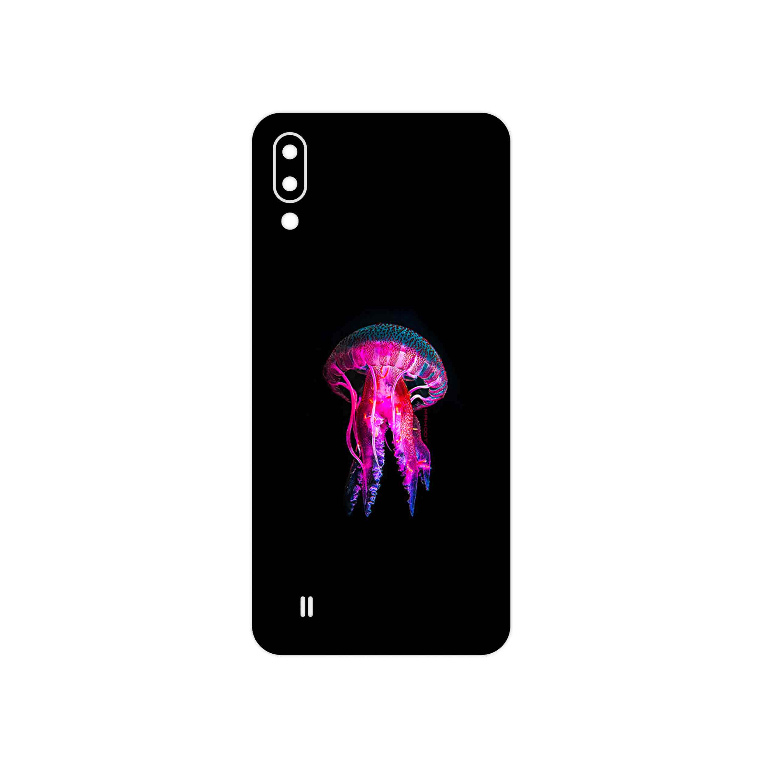 برچسب پوششی ماهوت مدل jellyfish مناسب برای گوشی موبایل سامسونگ Galaxy M10
