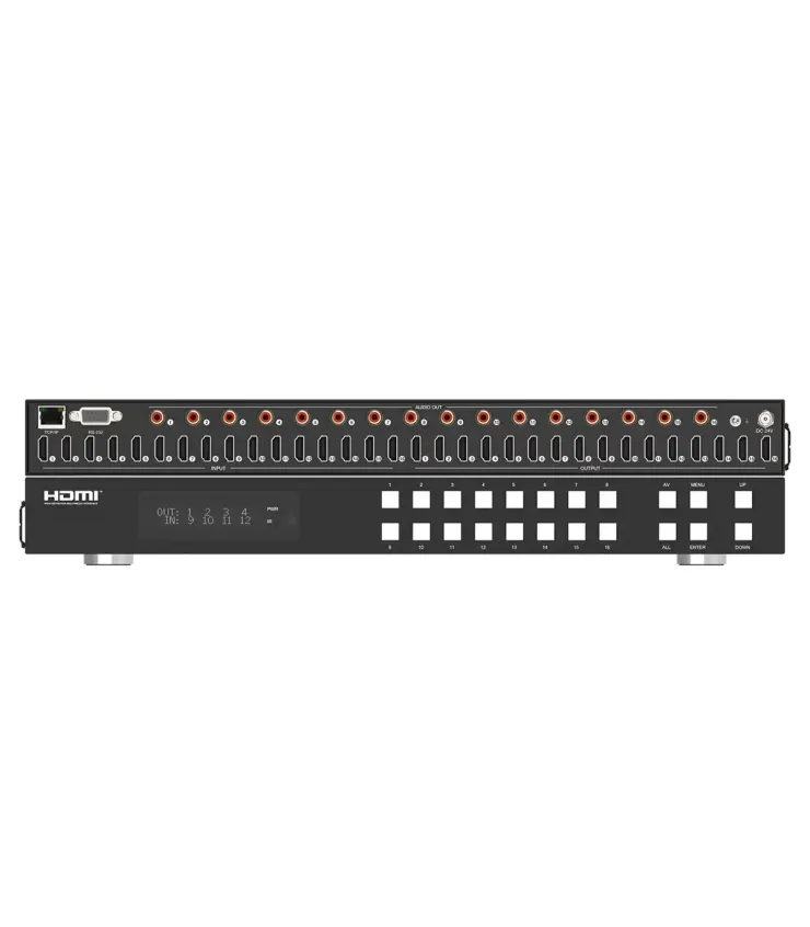 ارسال فوری ضمانت اصالت کالا ماتریکس سوئیچ 16 در 16 HDMI با کیفیت 4K فرانت FN-V1616