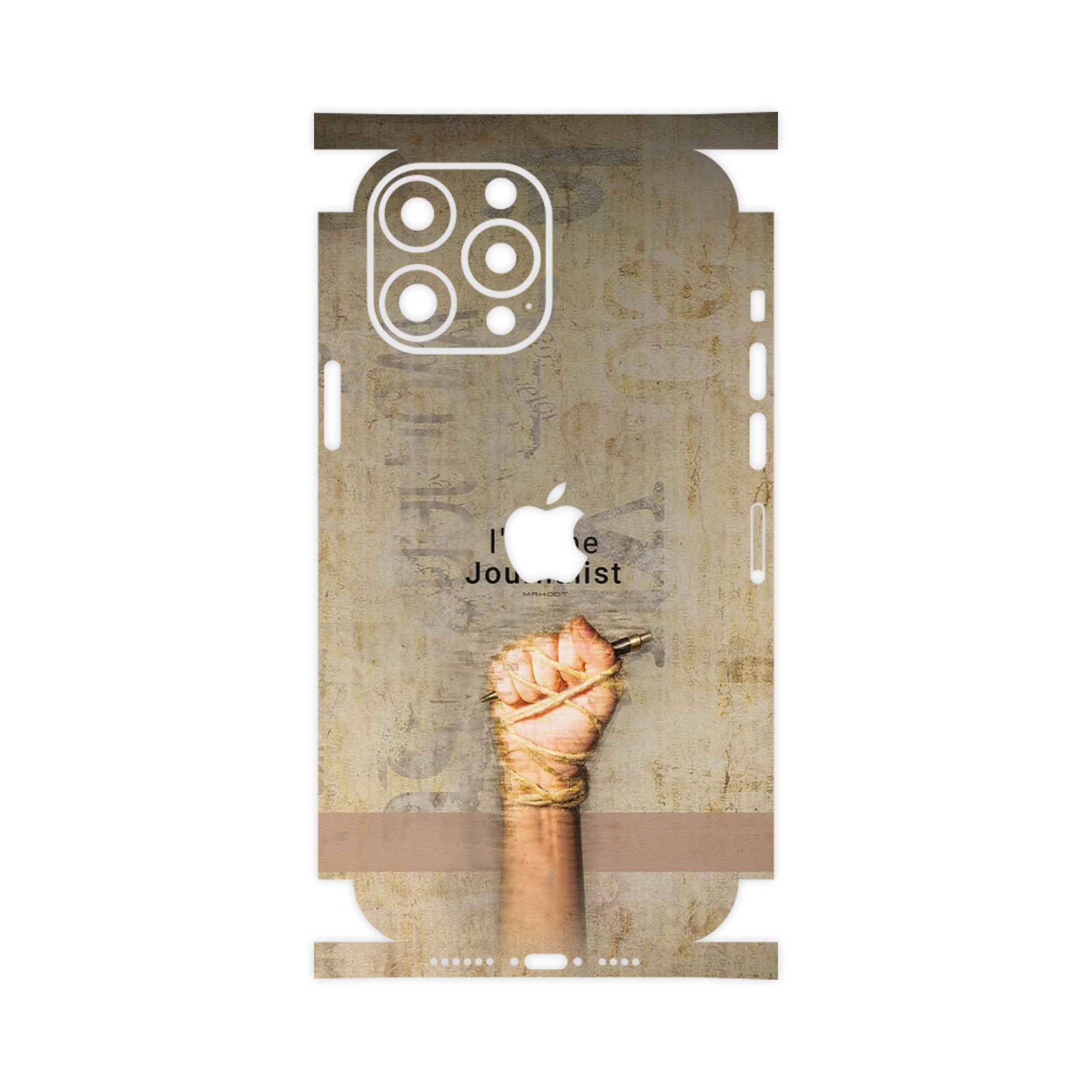 برچسب پوششی ماهوت مدل Journalist-FullSkin مناسب برای گوشی موبایل اپل iPhone 13 Pro Max