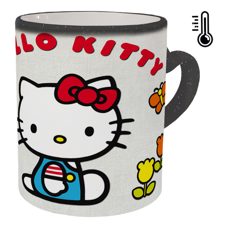 ماگ حرارتی مدل دسته قلبی اکلیلی طرح کیتی کد 39