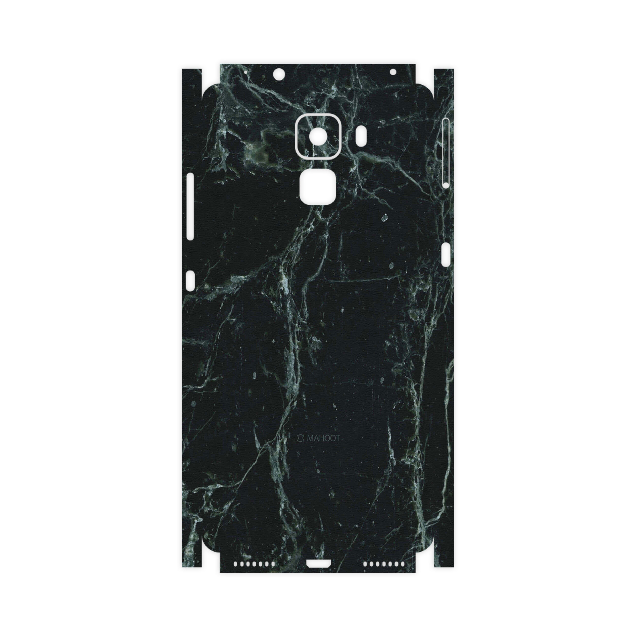 برچسب پوششی ماهوت مدل Graphite-Green-Marble-FullSkin مناسب برای گوشی موبایل آنر 7