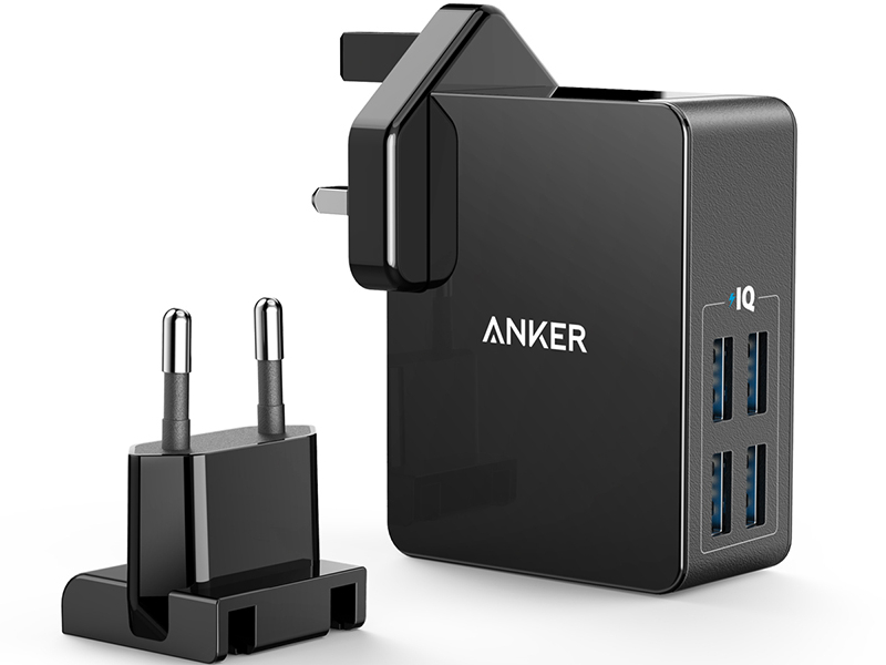 شارژر دیواری فست شارژ 27 وات انکر مدل A2042 PowerPort 4 Lite
