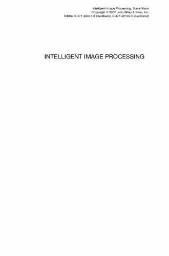 خرید و دانلود نسخه کامل کتاب Intelligent image processing
