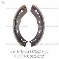 کفشک لنت ليفتراک تویوتا مدل Toyota 5-6FD/G33~35, 7FD/G33~35 &#039;9812-0708