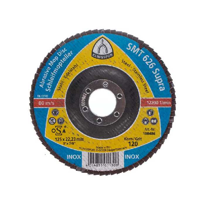 فلاپ سنباده 125 میلی متر کلینگ اسپور با زبری 120