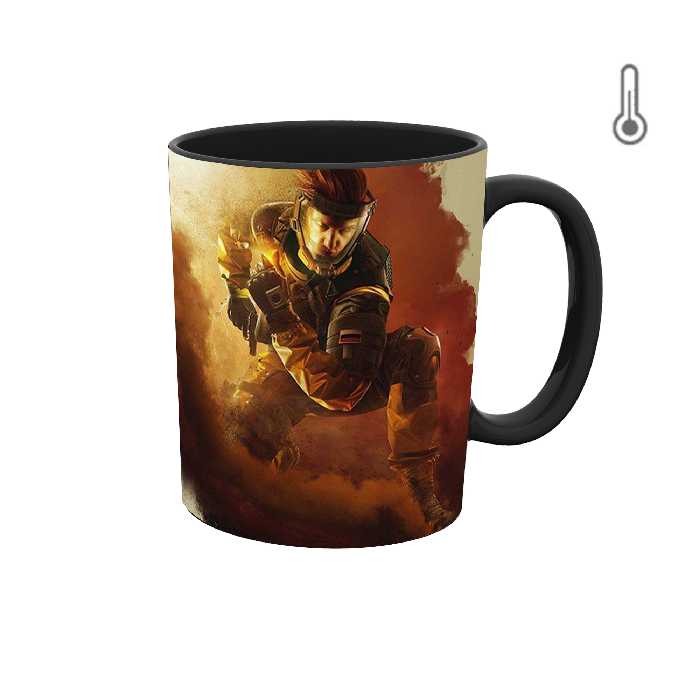 ماگ حرارتی طرح رینبو سیکس