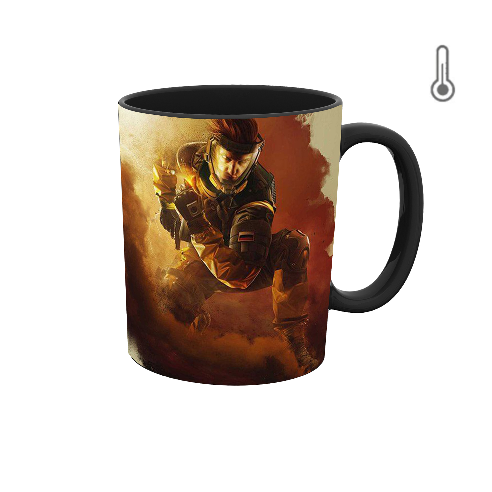 ماگ حرارتی طرح رینبو سیکس