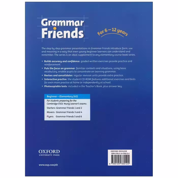 کتاب Grammar Friends 1-3 اثر Tim Ward and Eileen Flannigan انتشارات آکسفورد 3 جلدی