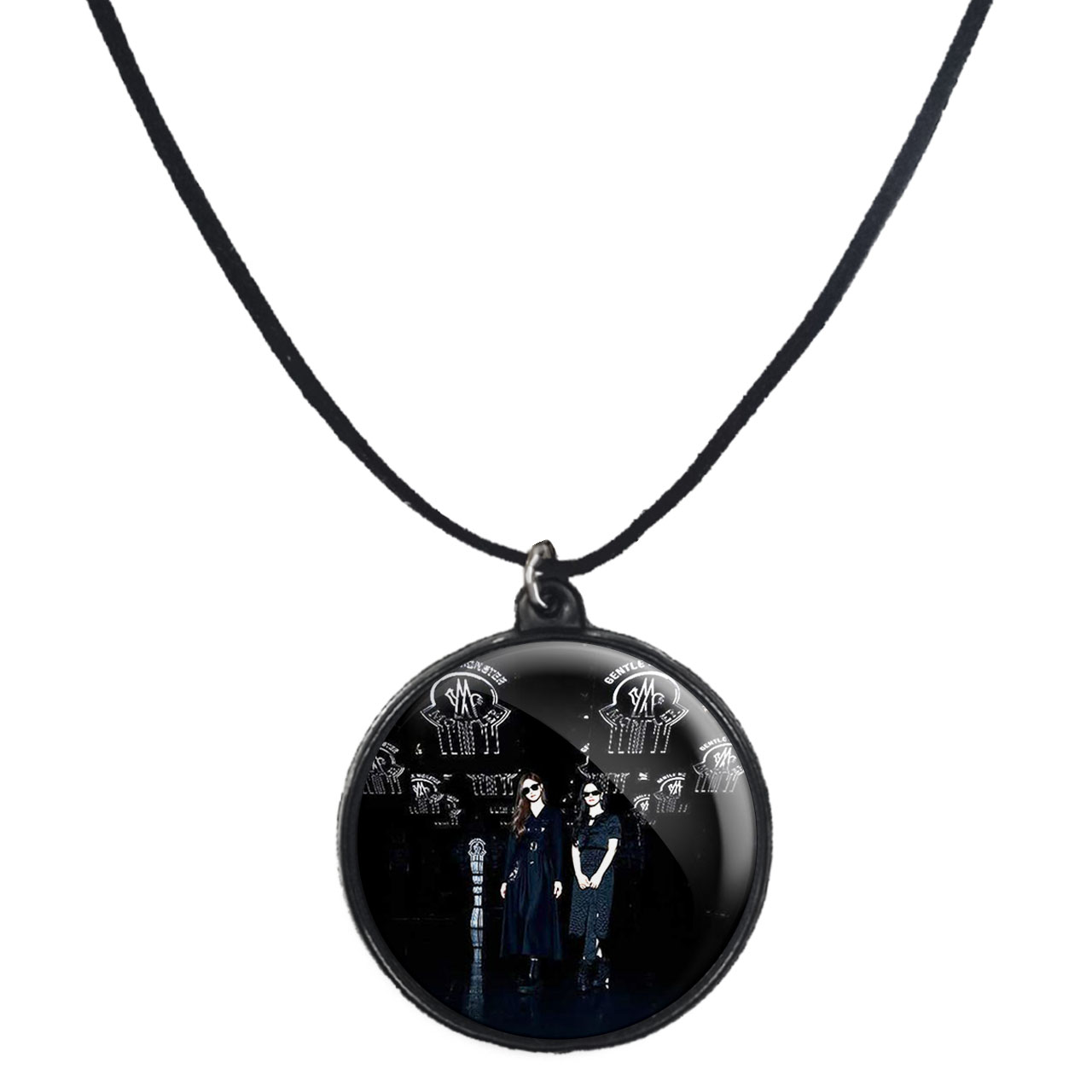 گردنبند پرمانه طرح تو ایس کد pmb.19700 مدل دو طرفه