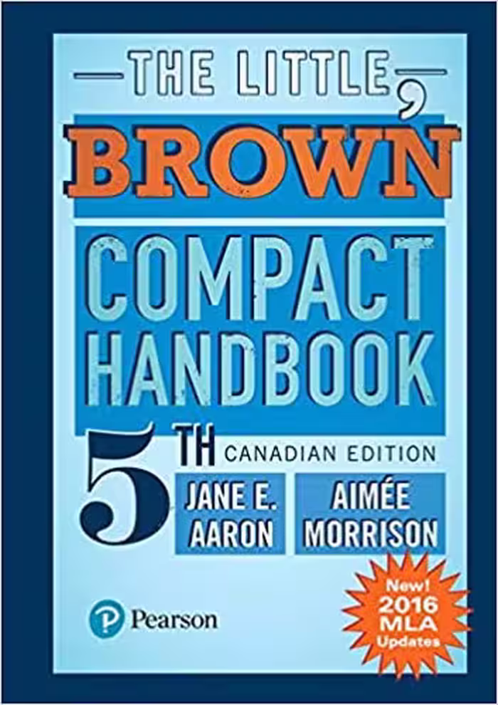 خرید و دانلود نسخه کامل کتاب The Little, Brown Compact Handbook (5th Canadian Edition) - Pdf