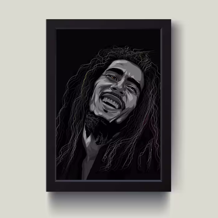 تابلو مدل Bob Marley باب مارلی کدm50126