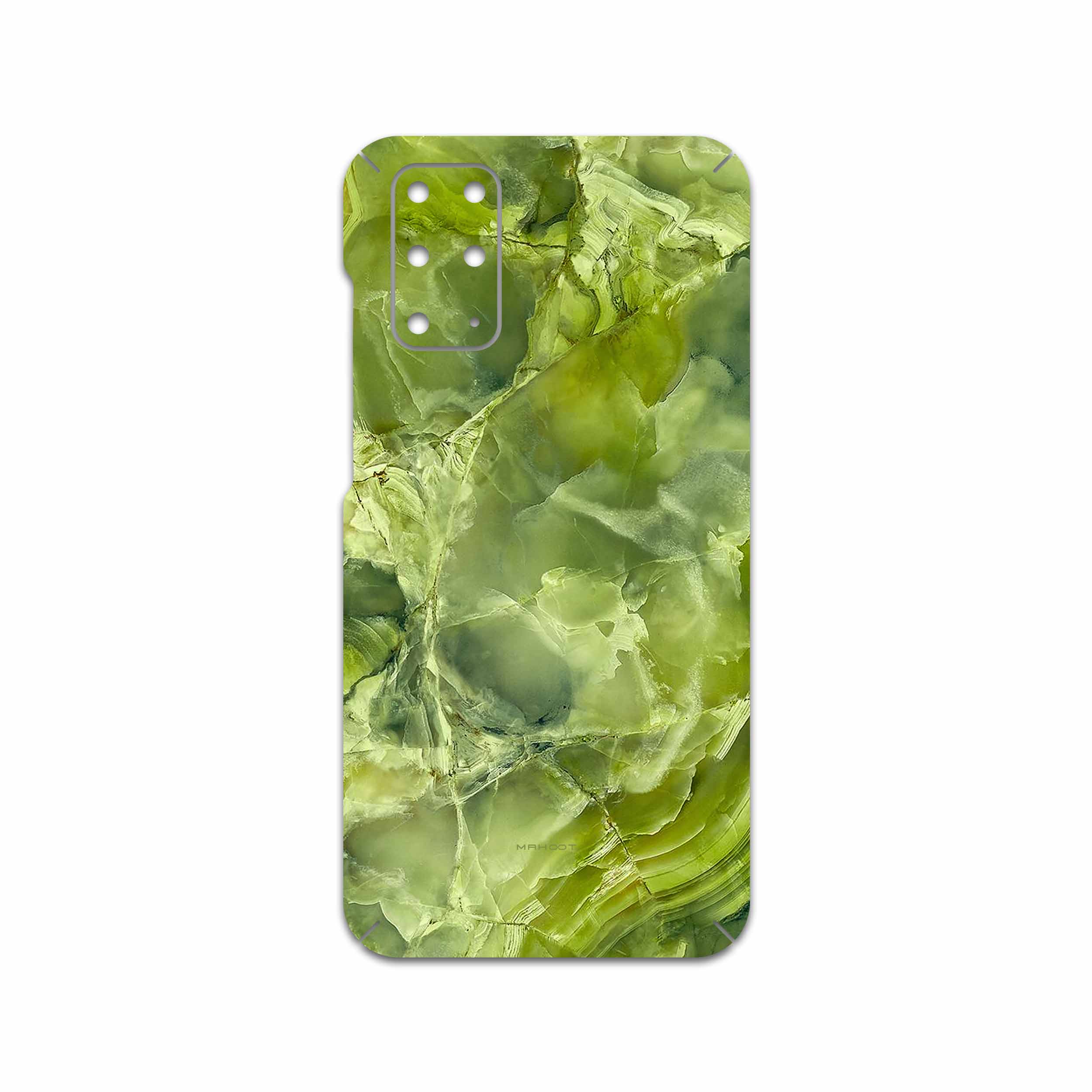 برچسب پوششی ماهوت مدل Green Crystal Marble مناسب برای گوشی موبایل سامسونگ Galaxy S20 Plus