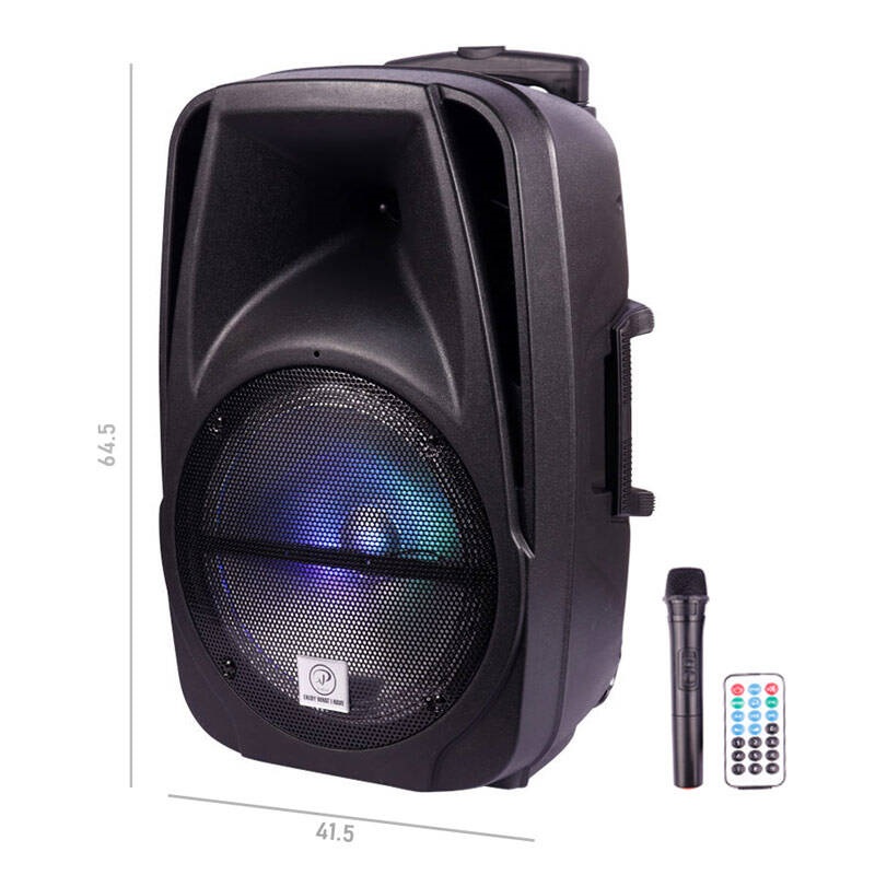 اسپیکر چمدانی بلوتوثی رم و فلش خور XP-Product XP-ME1114C   میکروفون و ریموت کنترل