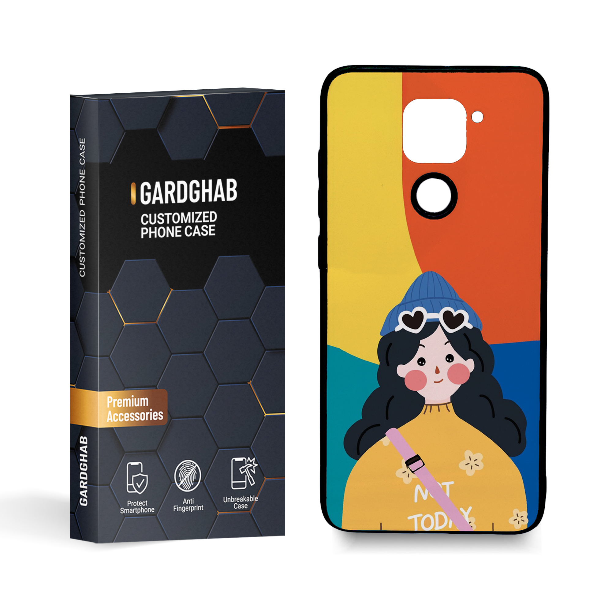   کاور گارد قاب مدل دخترانه مناسب برای گوشی موبایل  شیائومی  redmi note9