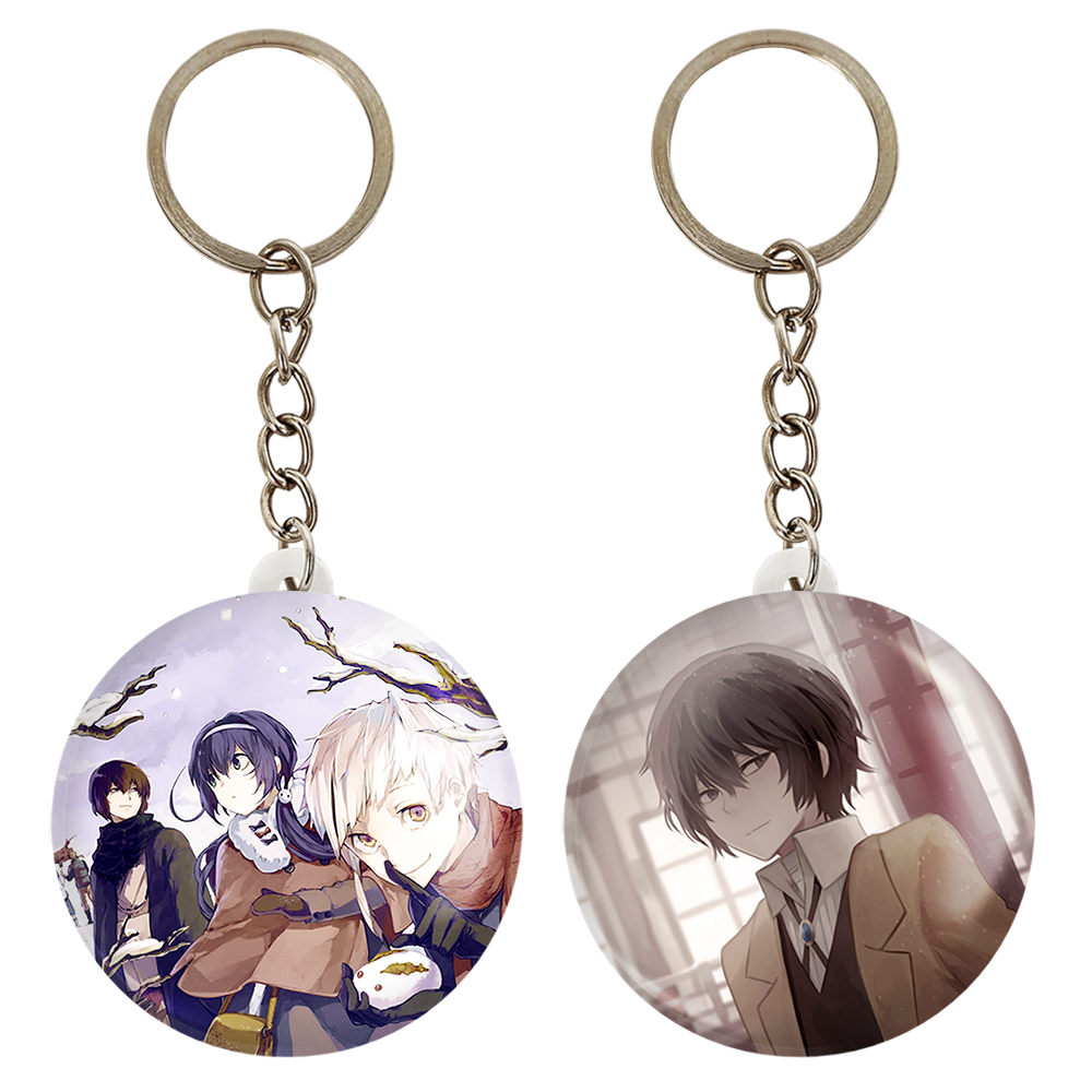 جاکلیدی خندالو مدل اوسامو دازای و اتسوشی و کیوکا و دازای انیمه سگ های ولگرد بانگو کد 1177411772 مجموعه 2 عددی