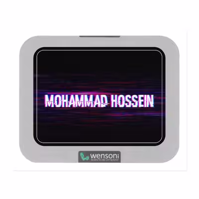 برچسب تاچ پد دسته بازی پلی استیشن 4 ونسونی طرح Mohammad Hossein