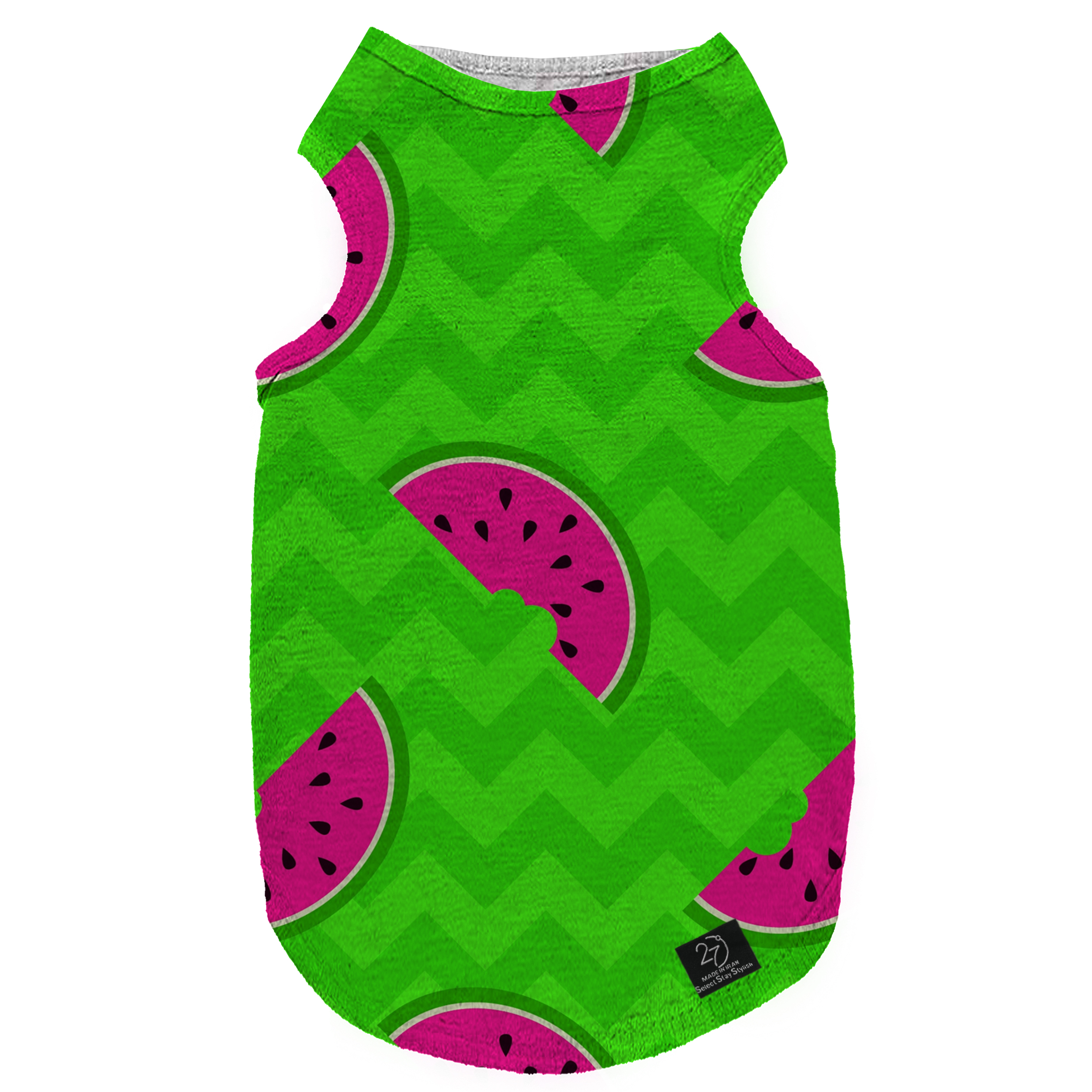 لباس سگ و گربه 27 طرح Yalda Green کد MH559 سایز L