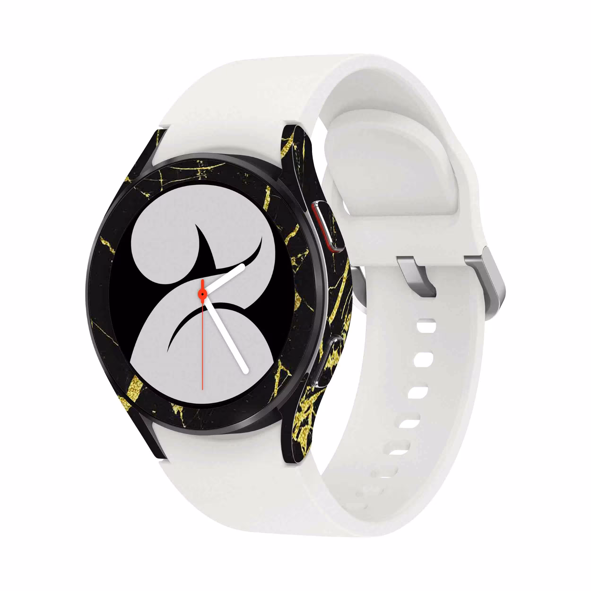 برچسب ماهوت طرح Graphite Gold Marble مناسب برای ساعت هوشمند سامسونگ Watch4 40mm