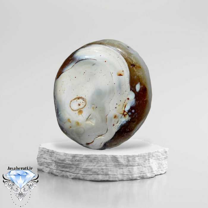 نگین عقیق مصور چهره فعال با تغییر تصویر 