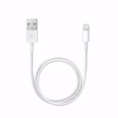 کابل تبدیل USB به لایتنینگ کد 400 طول 1 متر