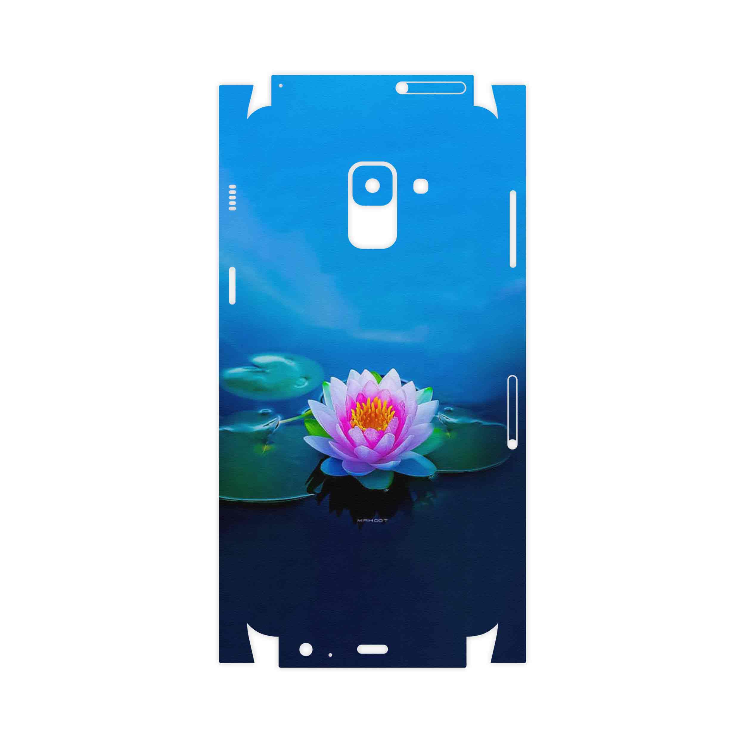 برچسب پوششی ماهوت مدل Lotus-FullSkin مناسب برای گوشی موبایل سامسونگ Galaxy A8 2018