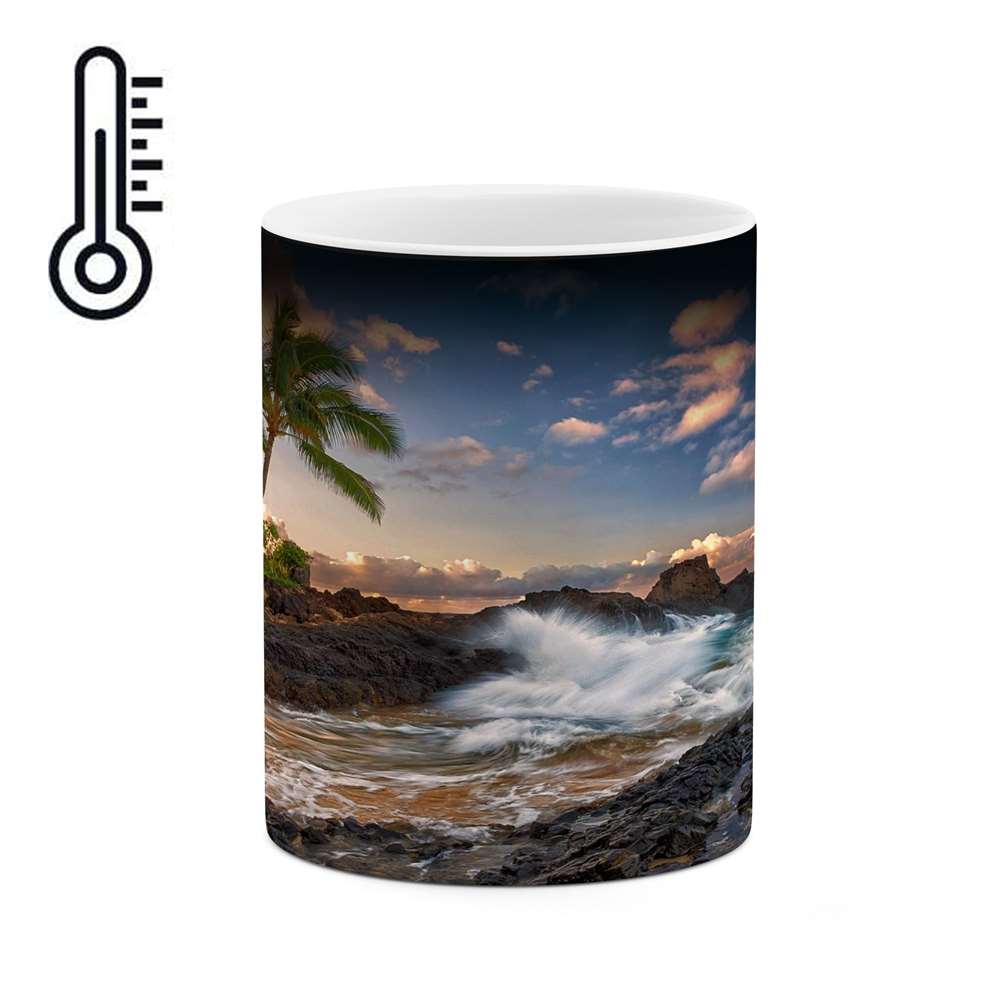 ماگ حرارتی کاکتی طرح منظره مدل mgh17764