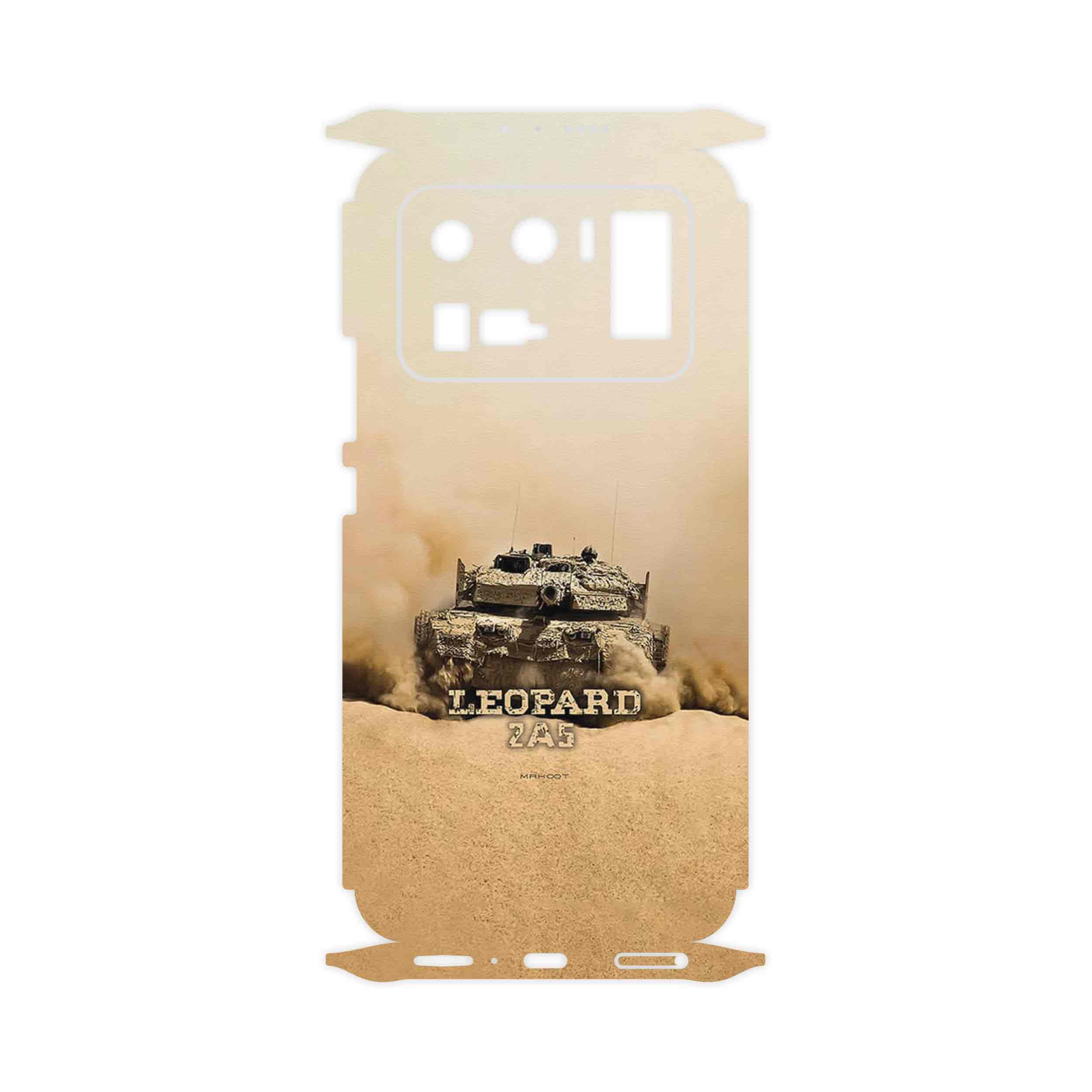 برچسب پوششی ماهوت مدل Leopard_2A5_tank-FullSkin مناسب برای گوشی موبایل شیائومی Mi 11 Ultra