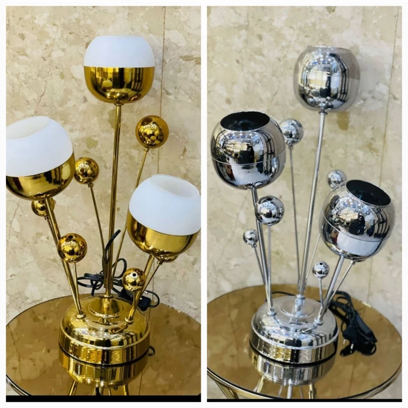 آباژور رو میزی تمام آبکاری(مولکولی)