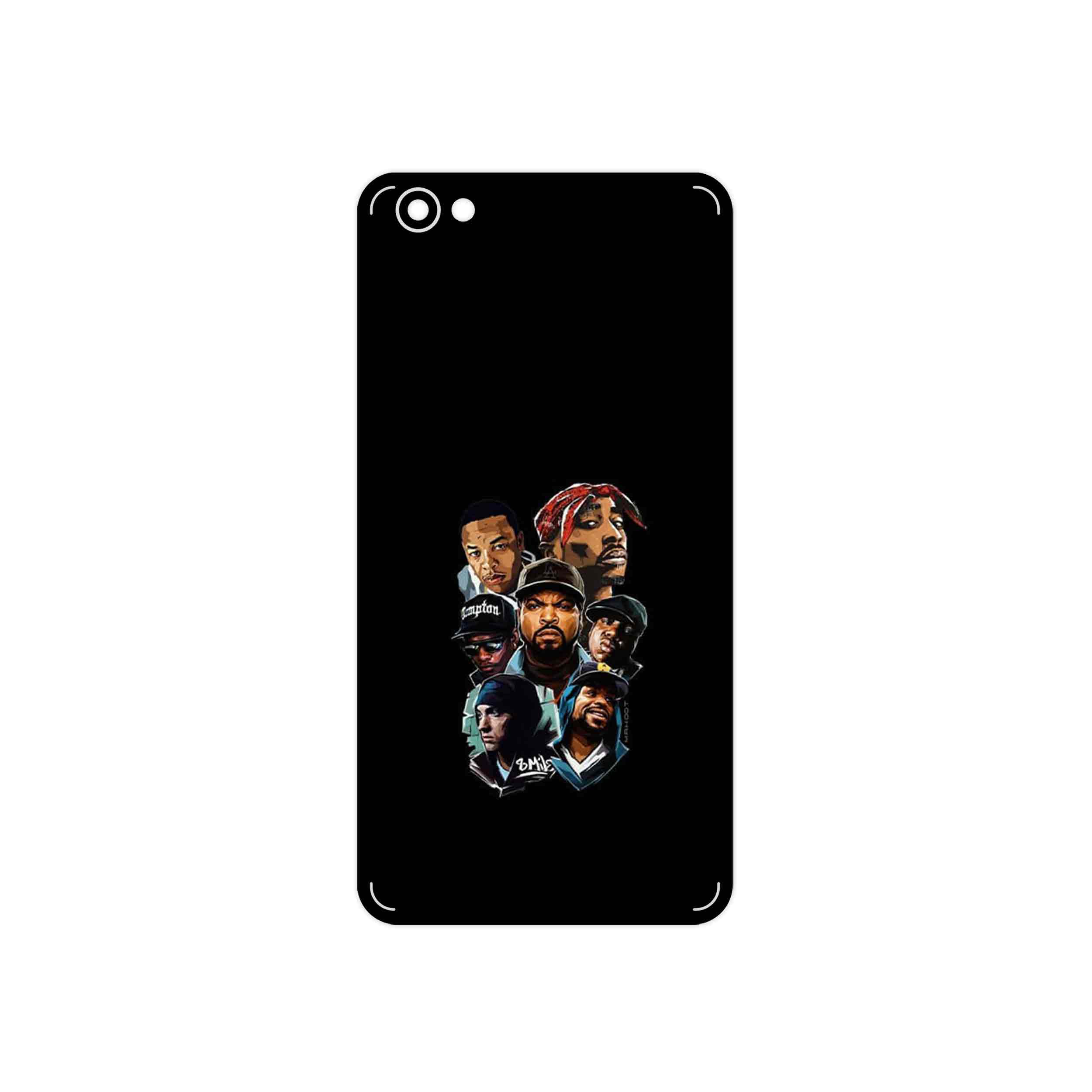 برچسب پوششی ماهوت مدل Great Rappers Digital Art مناسب برای گوشی موبایل شیائومی Redmi Note 5A