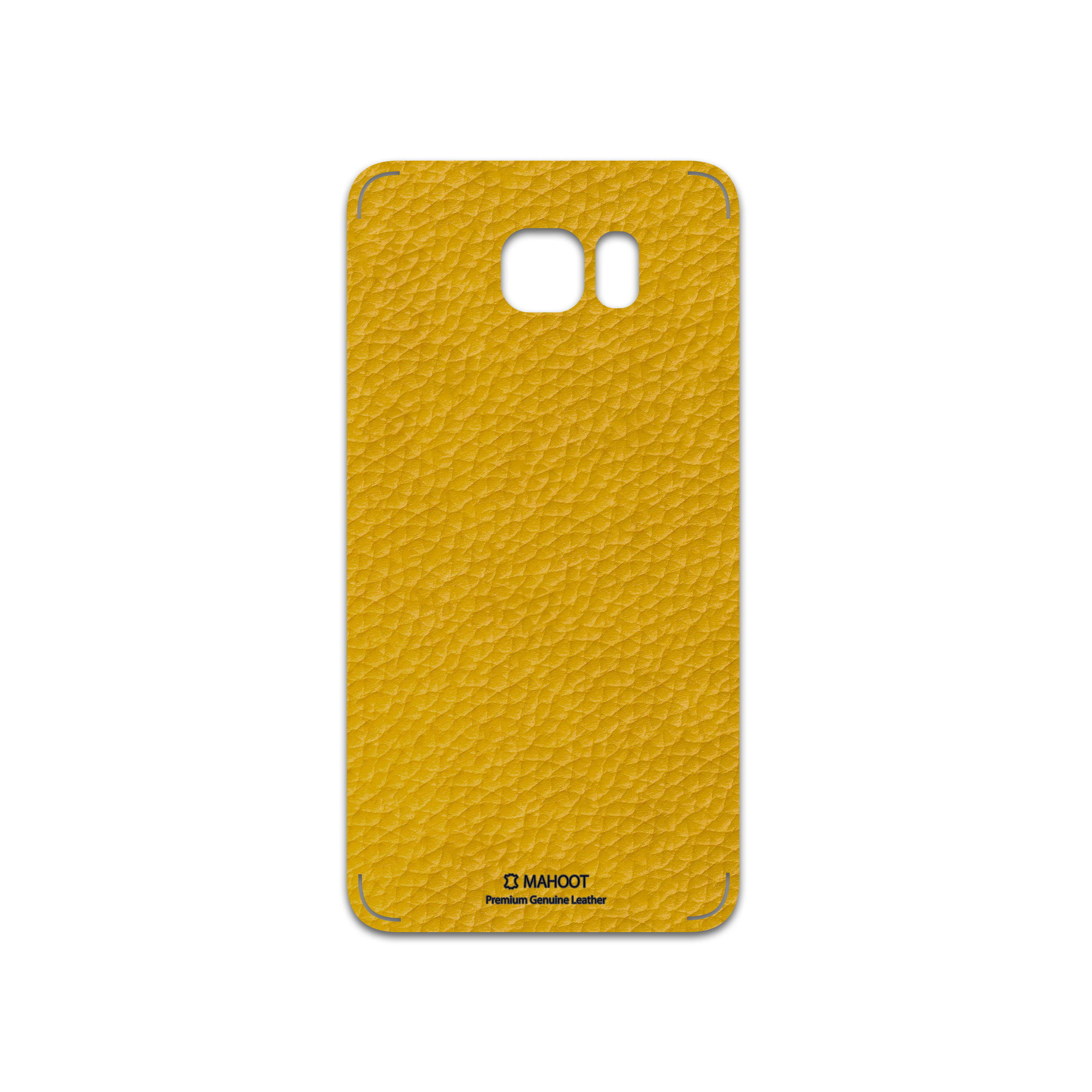 برچسب پوششی ماهوت مدل Mustard-Leather مناسب برای گوشی موبایل سامسونگ Galaxy Note 5
