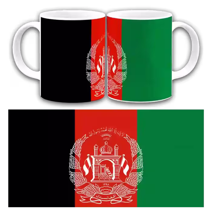 ماگ پرچم افغانستان  مدل  AE12