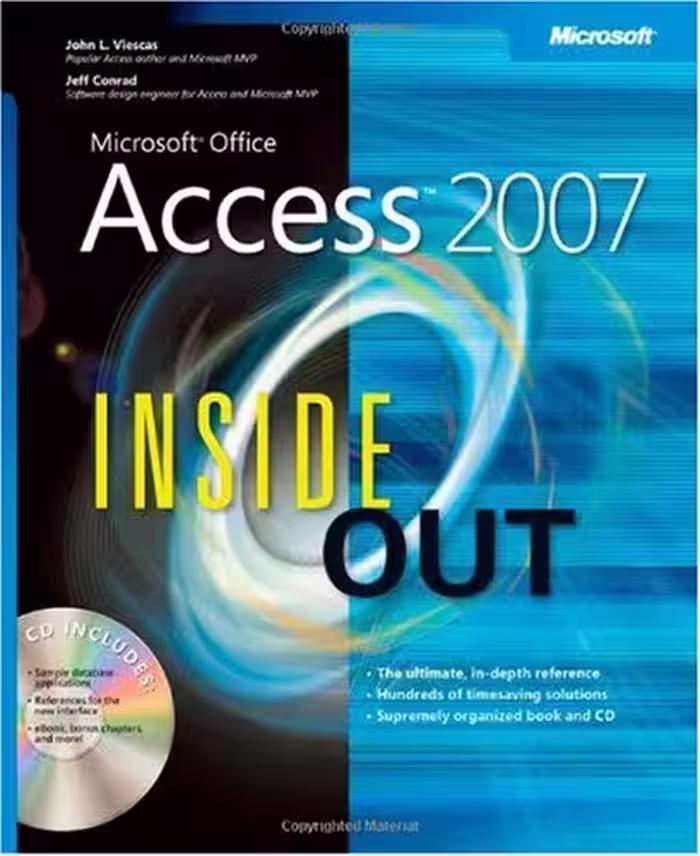 خرید و دانلود نسخه کامل کتاب Microsoft Office Access 2007 Inside Out